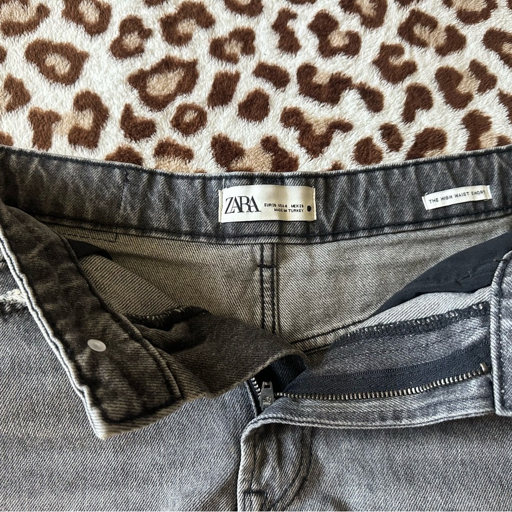 Zara Charcoal Denim Pants size 4USA